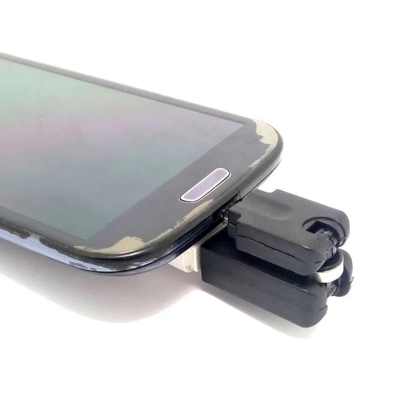USB 2.0 AM to Mini USB 360 Degree Swivel Adapter(Black)