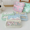 BD0443 2pcs Cartoon Pattern Large Capacity Sanitary Storage Bags(Sunflower)