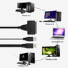 USB 2.0 to 7+15 Pin 22Pin SATA Data Cable Converter Adapter with Box Case for 2.5 / 3.5 Inch Hard Disk Drive HDD(Black)