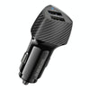 BOROFONE BZ31A Solid Dual-port USB Car Charger(Black)