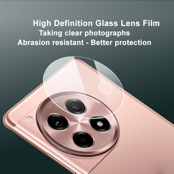 For OnePlus Ace 3 5G IMAK 2pcs / Set HD Rear Camera Glass Lens Film