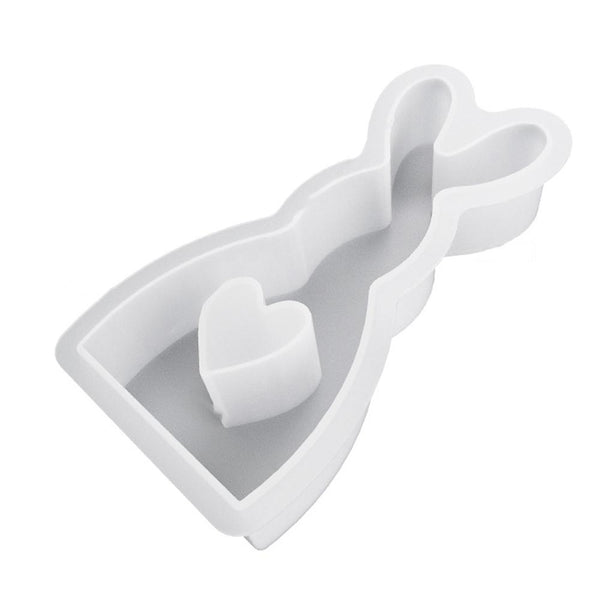 DIY Epoxy Easter Desktop Decoration Candle Silicone Mold, Spec: Rabbit 002