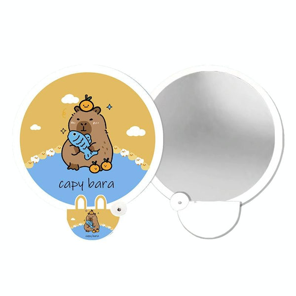 2-In-1 Portable Cute Cartoon Selfie Fill Light Reflector Folding Fan(7)