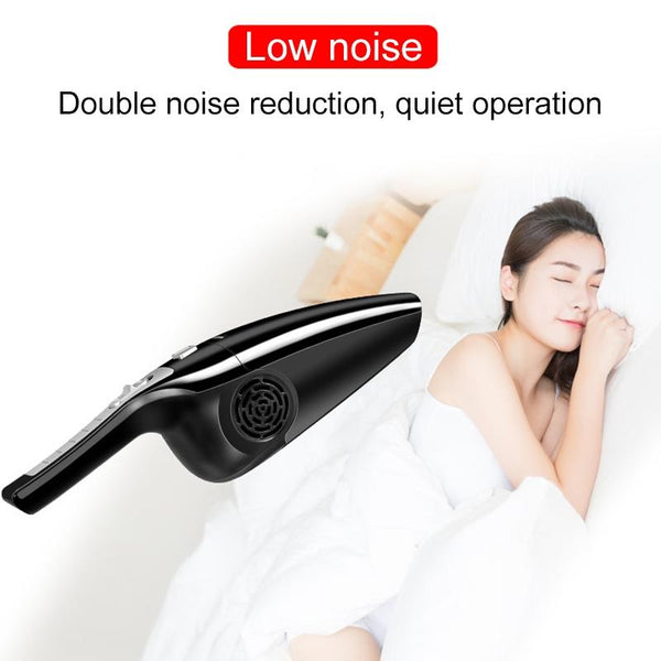 Eighth Generation Car Vacuum Cleaner 120W Wet and Dry Dual-use Strong Suction(Black)