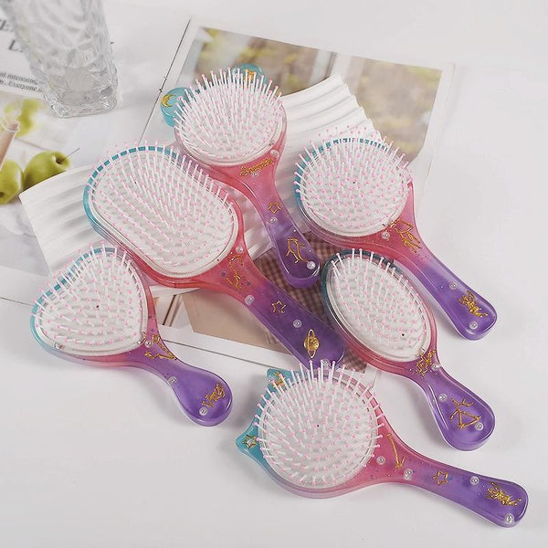 Air Cushion Comb Set Silicone Mold DIY Epoxy Resin Craft Making Mold, Spec: Heart Shape 006