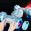 MoFun  JC06 2.4G Remote Control Torsion Stunt Car, Specifications:Dual RC(Blue)