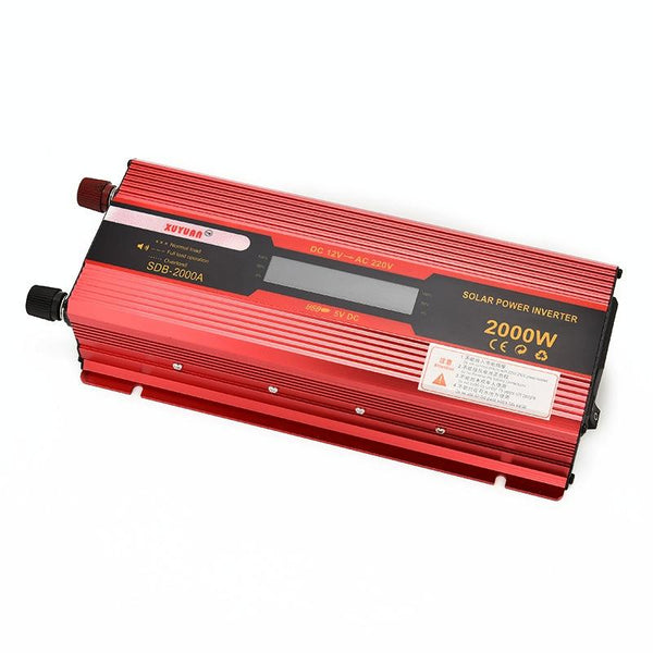 XUYUAN 2000W Car Battery Inverter with LCD Display, Specification: 24V to 110V