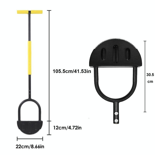 Outdoor Patio Manual Edging Shovel Household Gardening Lawn Edging Tool, Style: Sharpened V Edge
