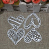 Heart Shaped Metal Embossed Paper Art Cutting Die