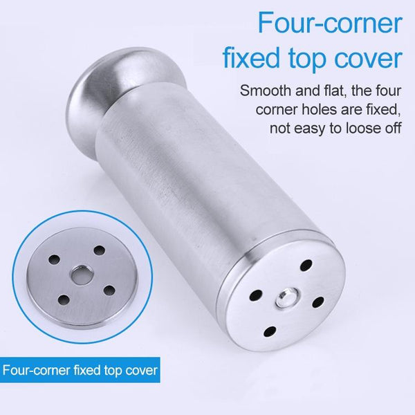 Stainless Steel Wire Drawing Thickened Column Sofa Furniture Cabinet Foot, Height: 200mm