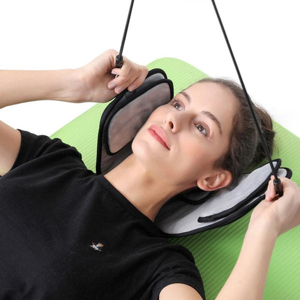 Neck Stretcher Soothing Fatigue Cervical Hammock, Style:Old Hammock + Eye Mask + Beam Pocket