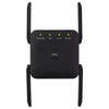 1200Mbps 2.4G / 5G WiFi Extender Booster Repeater Supports Ethernet Port Black UK Plug