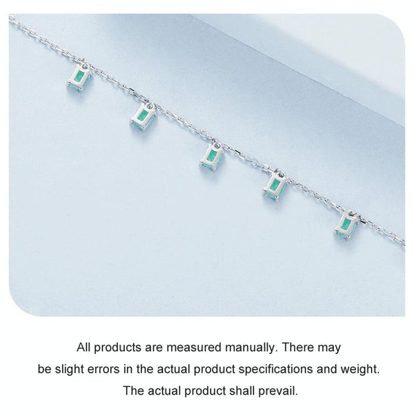 S925 Sterling Silver Platinum-plated Tassel Bracelet(BSB168)