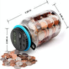 Digital Display Counting Piggy Bank With Lock, Currency: Mexican Dollar