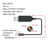 2pcs DC 5V To 12V USB Booster Cable Mobile Power Router Power Cord