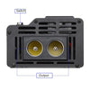 XUYUAN 4000W Car Inverter LED Colorful Atmosphere Light 4 USB Charging Converter, Specification: 12V-220V