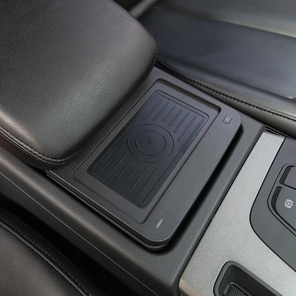 Car Qi Standard Wireless Charger 10W Quick Charging for Audi Q5 / SQ5 2017-2021, Left Driving