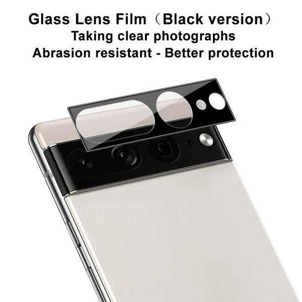 For Google Pixel 7 Pro 5G IMAK Rear Camera Lens Glass Film Black Version