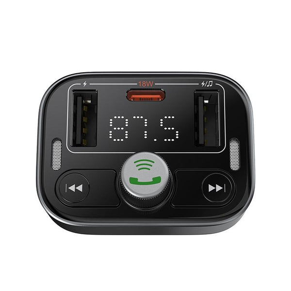 Baseus S-09 Pro Bluetooth Car FM Transmitter(Black)