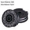 Lawnmower Nylon Double Layer Mowing Line Playing Rope Spool Replaces Greenworks(Black)