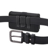 Oxford Cloth Mobile Phone Portable Waist Bag For 6.5 inch(Black)