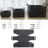 Home Clutter Felt Folding Storage Baskets, Size: Medium(Grey)