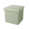Home Foldable Fabric Storage Chairs Multifunctional Square Sofa, Color: Grass Green