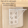 4pcs Partition Bracket No Punch Right Angle Laminate Shelf Wardrobe Partition Board Fixing Holder, Size: 7x15cm