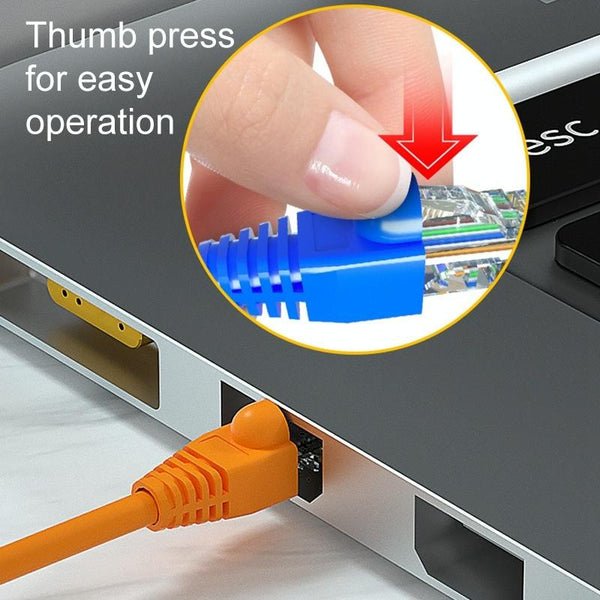 Network Cable Boots Cap Cover for RJ45, Green (500 pcs in one packaging , the price is for 500 pcs)(Yellow)