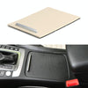 Car Center Console Water Cup Holder Cover Trim for Volkswagen Magotan / CC / Passat, Left Driving(Beige)