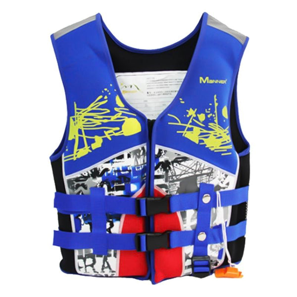 MANNER QP2014 Children Buoyancy Aid Swim Jacket Snorkeling Vest, Size:S(Blue)