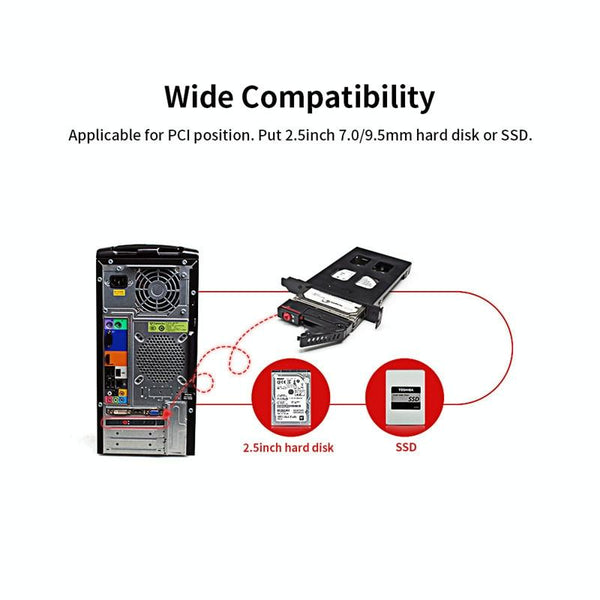 OImaster MR-9100 PCI Single-Disk Hard Disk Box Built-In Hard Disk Rack