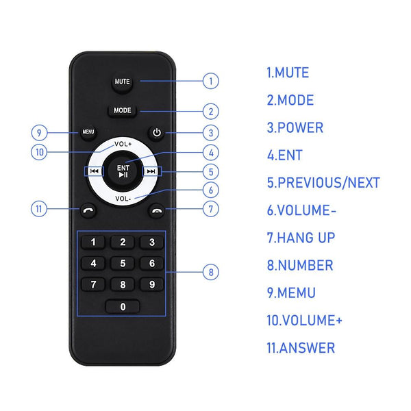 A3107 5 inches Car MP5 Wired CarPlay Universal Bluetooth Player With Microphone, Style: Standard+ 4 Lights Camera