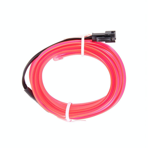 1M Cold Light Flexible LED Strip Light For Car Decoration(Pink Light)