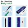 2pcs /Set Fiber Optic Cleaning Pen Endface Cleaner Fiber Optic Cleaning Tool for 1.25mm LC/Mu and 2.5mm SC/ST/FC(SC+LC)
