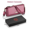 CaseMe Me30 Multi Functional Diagonal Cross Bag Phone Case(Red)