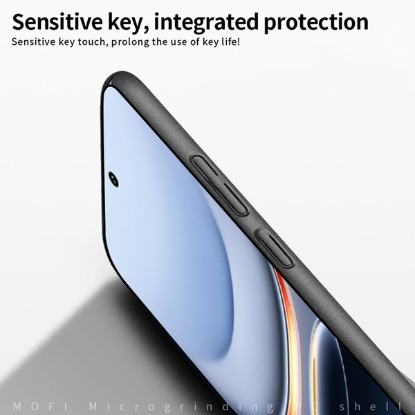 For vivo iQOO 13 MOFI Fandun Series Frosted PC Ultra-thin All-inclusive Phone Case(Gray)