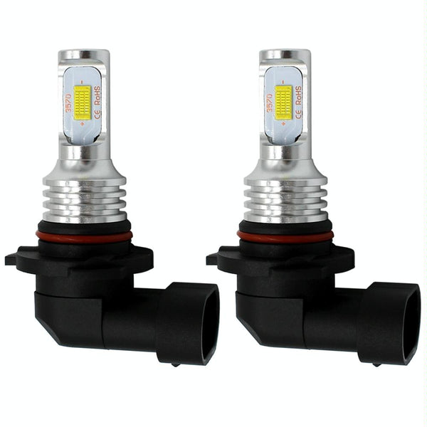2 PCS 9006 HB4 72W 1000LM 6000-6500K Super Bright White Light Car Fog LED Bulbs, DC 12-24V(Yellow Light)