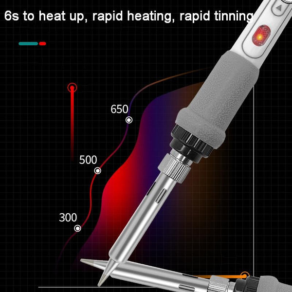 1pc 100W  220V High-power Electric Soldering Iron Adjustable Temperature Soldering Tool US Plug