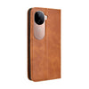 For vivo V40e 5G / iQOO Z9S 5G Magnetic Buckle Retro Texture Leather Phone Case(Brown)