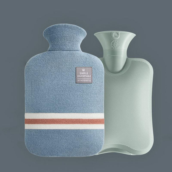 Large Explosion-proof Water-injected PVC Warm Water Bag, Spec: 2000ml (Sky Blue)