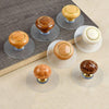 Hole-free Wardrobe Handles Drawer Glass Door Adhesive Household Round Handle, Spec: B