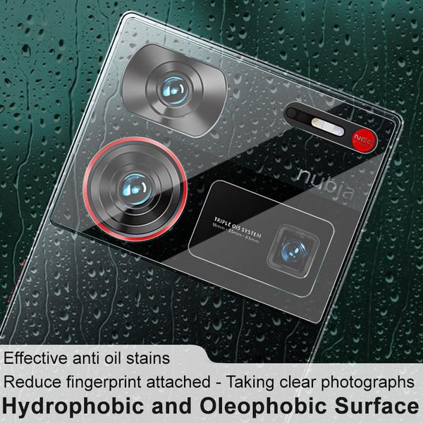 For ZTE nubia Z60 Ultra 5G imak Integrated Rear Camera Lens Tempered Glass Film with Lens Cap