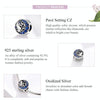 925 Sterling Silver Blue Moon Cat Beaded DIY Jewelry