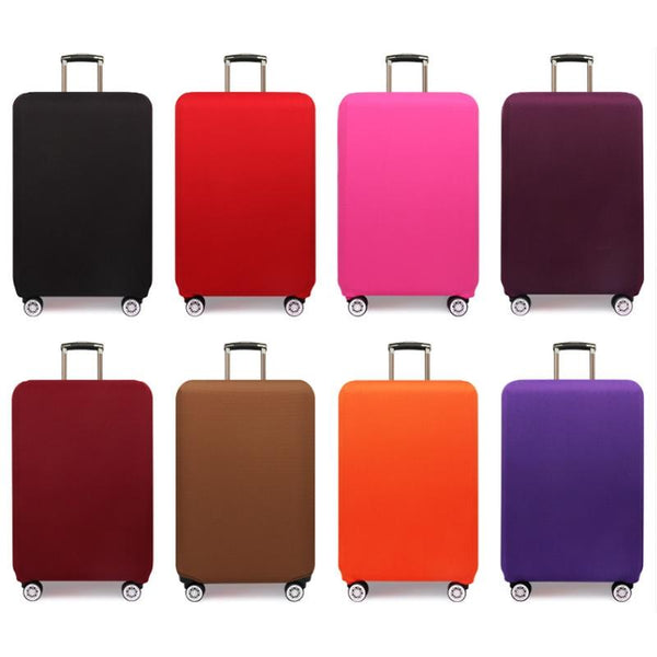 Thickened Wear-resistant Stretch Luggage Dust-proof Protective Cover, Size: XL(Orange Red)