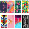 Sports Fitness Swimming Bath Towel Printed Double-Sided Velvet Absorbent Quick-Drying Beach Towel, Size: 155x80cm (Soft Comet)