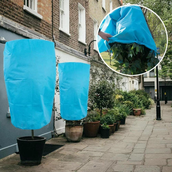 Non-woven Fabric Tree Anti-freeze Cover Winter Plant Protective Bag, Size: 100 x 150cm(Blue)