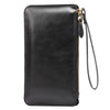 Universal Crazy Horse Texture Touch Screen Wallet Style PU Leather Shoulder Bag for Galaxy Note 8 & Mega 6.3, Huawei Mate 8 / Mate 7, etc. 6.3 inch Below(Black)