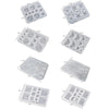 DIY Epoxy Resin Three-Dimensional Geometric Pendant Earring Silicone Mold, Spec: Heart