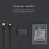 ORICO 20UTS-U3 USB 3.0 to SATA Hard Drive Adapter Cable Converter for 2.5 inch HDD / SSD, Support OTG Function(Black)